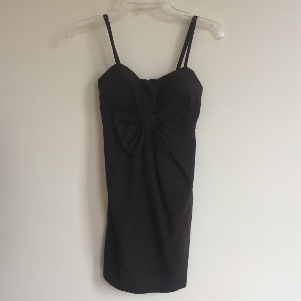 Linen Dress with Bow